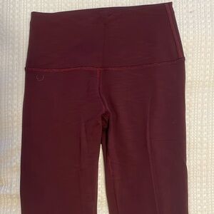 Lululemon size 4 leggings. Burgundy.